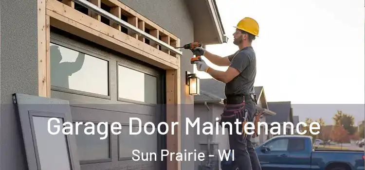 Garage Door Maintenance Sun Prairie - WI